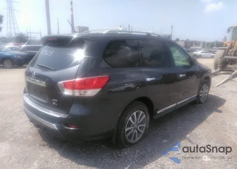 2014 Nissan Pathfinder Sl z USA, uszkodzony, nr VIN 5N1AR2MM0EC649348